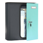 Rottner splashy boîte aux lettres anthracite turquoise