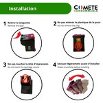 COMETE, PME française - 305XL - 1 Cartouche d'encre Compatibles avec HP 305 ou 305XL - Cartouche 305 Noir et Couleur pour HP DeskJet ou Envy (1 Couleur)