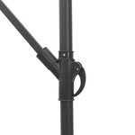 vidaXL Parasol de jardin avec mât en acier bleu 269x269x235 cm