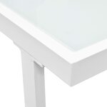 vidaXL Salon de jardin 4 Pièces et coussins Aluminium Noir