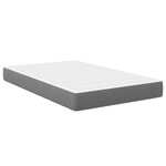 Matelas à ressorts ensachés vidaXL Gris clair Medium 120x200x20 cm Tissu