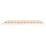vidaXL Cadre de lit sans matelas blanc 180x200 cm bois massif de pin
