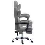 Chaise fauteuil siège de bureau informatique étude de massage anthracite similicuir anthracite 02_0024005