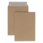 Lot de 10 enveloppes pochettes kraft armé a5 renforcée 162 x 229 mm