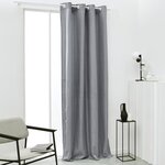 TODAY Rideau Isolant Thermique Essential Uni - 140 x 240 cm - Acier