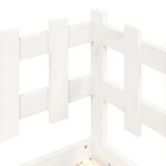 vidaXL Lit de jour sans matelas blanc 90x200 cm bois de pin massif