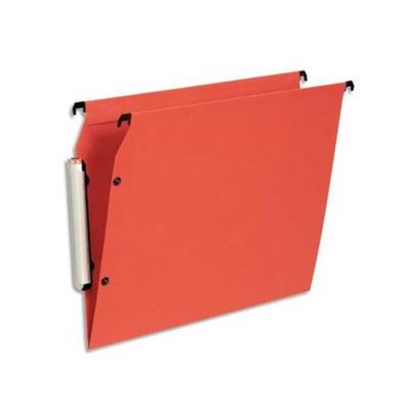 Pack de 10 dossiers suspendus PREMIUM opaque  fond V armoire orange ESSELTE