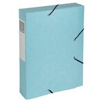 Boite De Classement Cartobox Livrée À Plat Dos 60mm Carte Lustrée Aquarel - A4 - Couleurs Assorties - X 10 - Exacompta