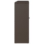 Armoire de rangement vidaXL Marron 100x36x102 cm Rattan