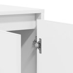 vidaXL Buffet blanc Blanc Bois d'ingénierie 120 x 41 x 75 cm