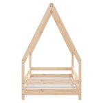 vidaXL Cadre de lit pour enfant 80x160 cm bois de pin massif
