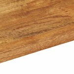 vidaXL Dessus de table 90x30x2 5 cm rectangulaire bois massif manguier