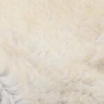 vidaXL Peau de mouton Crème (60-70)x(90-100) cm
