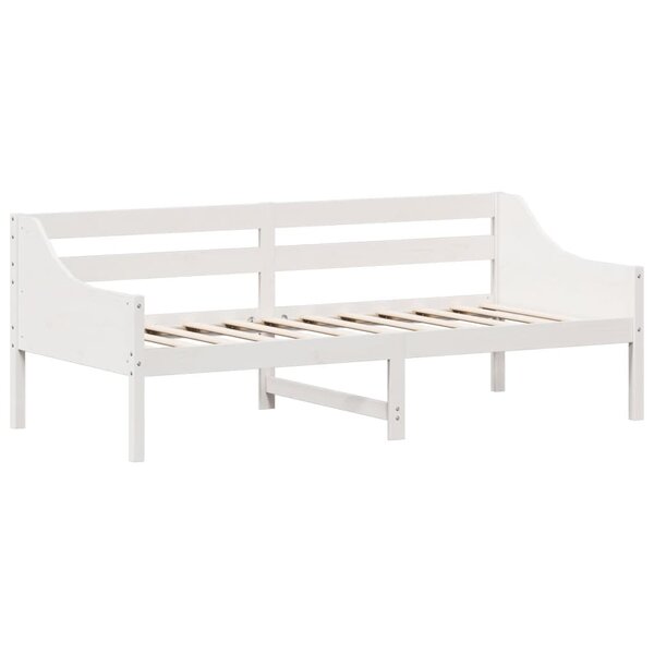 vidaXL Lit de jour sans matelas blanc 80x200 cm bois de pin massif