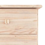vidaXL Commode ALTA 112x35x73 cm bois massif de pin