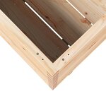vidaXL Jardinière 70x40x72 5 cm bois de pin massif