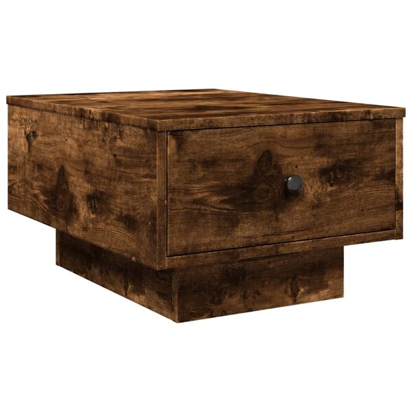 vidaXL Table basse chêne fumé 60x45x31 cm bois d'ingénierie