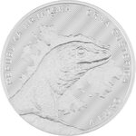 Pièce de monnaie en Argent 4 Euro g 31.103 Millésime 2024 BLACK LIZARD