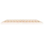 vidaXL Cadre de lit sans matelas blanc 200x200 cm bois massif de pin