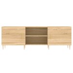vidaXL Meuble TV chêne sonoma 150x30x50 cm bois d'ingénierie