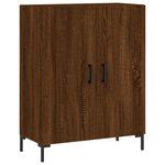 vidaXL Buffet chêne marron 69 5x34x90 cm bois d'ingénierie