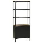 Armoire haute vidaXL 70x35x180 cm en Bois Massif de Manguier