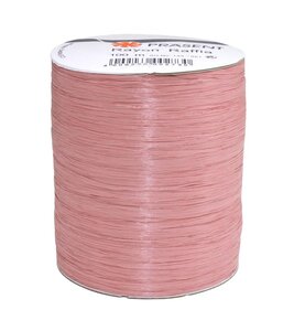Le raphia kraftel  rayon-raffia 100-m-bobine rose