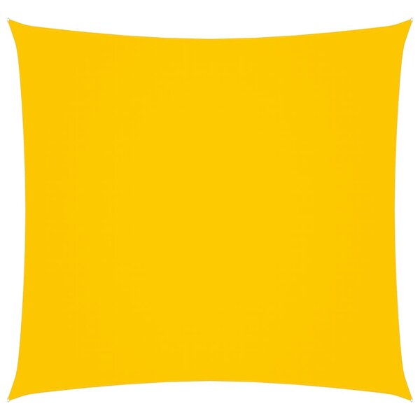 vidaXL Voile de parasol Tissu Oxford carré 3 6x3 6 m Jaune