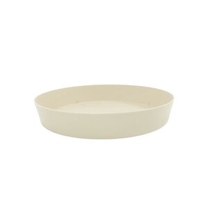 PLASTIKEN Plateau pour Pot a fleurs 28 Cm Collection TES - Ecru