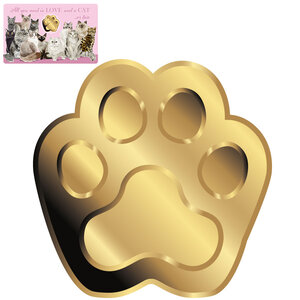 Monnaie en or 3000 francs g 0.031 (1/1000 oz) millésime 2023 love cats 1/1000