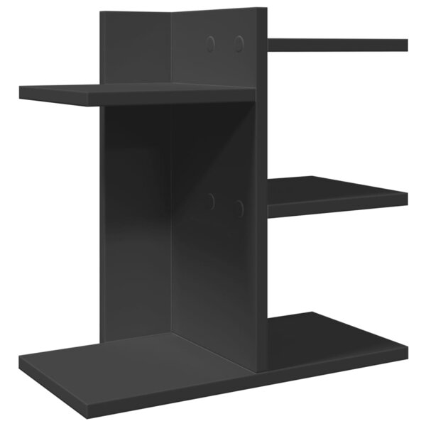 Organisateur armoire de bureau 42 x 21 5 x 42 cm bois d'ingénierie Black 02_0043563