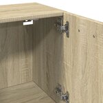 vidaXL Armoire de salle de bain Chêne sonoma 30x30x80 cm Aggloméré