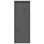vidaXL Meubles TV 2 Pièces Gris Bois massif de pin