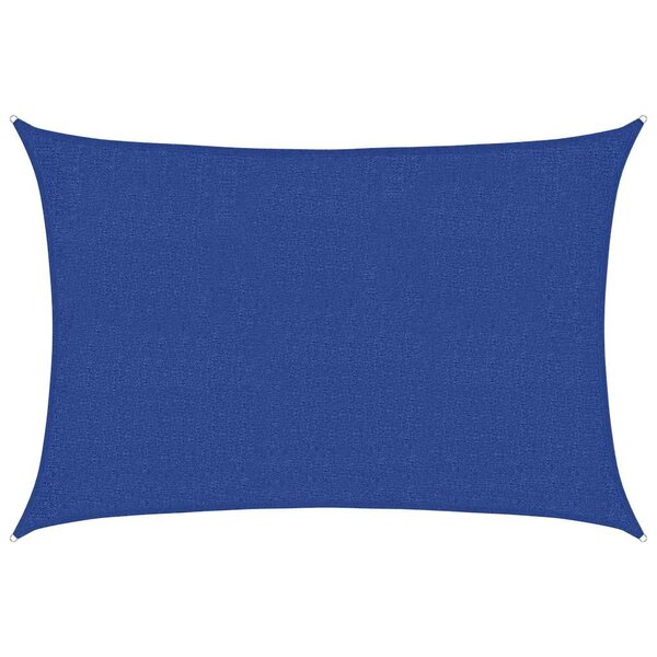 vidaXL Voile d'ombrage 160 g/m² Bleu 2x2 5 m PEHD