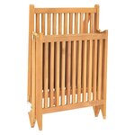 vidaXL Chaise longue bois de teck solide