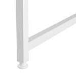 Bureau d'ordinateur poste de travail table MDF 120 cm blanc 03_0003510