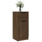 vidaXL Buffet Chêne marron 30x30x70 cm Bois d'ingénierie