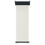 vidaXL Auvent latéral de balcon 65x250 cm Crème