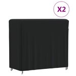 vidaXL Housses pour portant de bois de chauffage 2 Pièces 122x61x106 cm