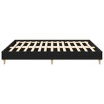 vidaXL Cadre de Lit Chêne Noir 180x200 cm Bois Ingénierie