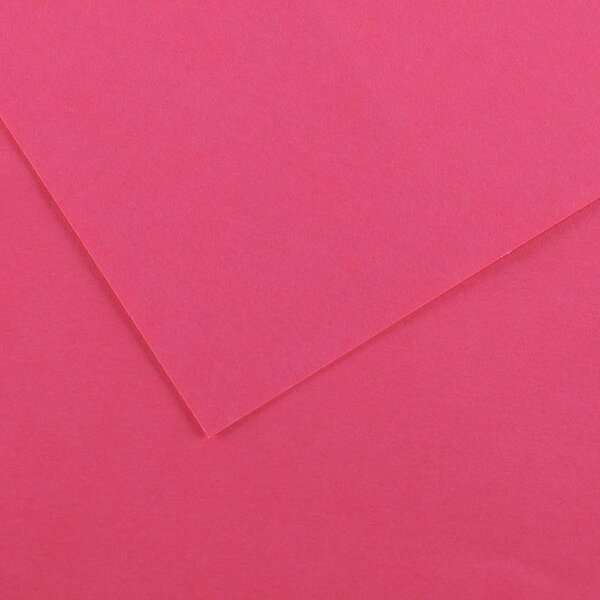 Paquet de 10 feuilles de papier Colorline CANSON 50 x 65 cm 150 g fuchsia