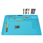 Velleman tapis de soudure en silicone 55x35 cm