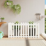 vidaXL Lit surélevé de jardin design de clôture 150x50x70cm pin massif