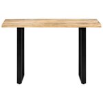vidaXL Table de salle à manger 120x60x76 cm bois de manguier solide