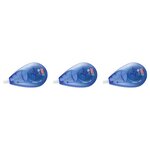 Roller de Correction Sideway ecoLogo Jetable 4 2mm x 10m Bleu x 3 TESA