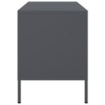 vidaXL Meubles TV 2 Pièces anthracite 68x39x50 5 cm acier