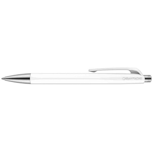 Stylo bille 888 infinite pointe moyenne blanc caran d'ache