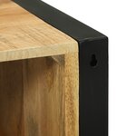 vidaXL Cabinet de salle de bain 40x30x90 cm Bois Massif Brut en Manguier