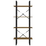 vidaXL Bibliothèque à 4 niveaux 60x30x140 cm bois de pin massif