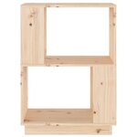 vidaXL Bibliothèque/Séparateur de pièce 51x25x70 cm Bois de pin solide